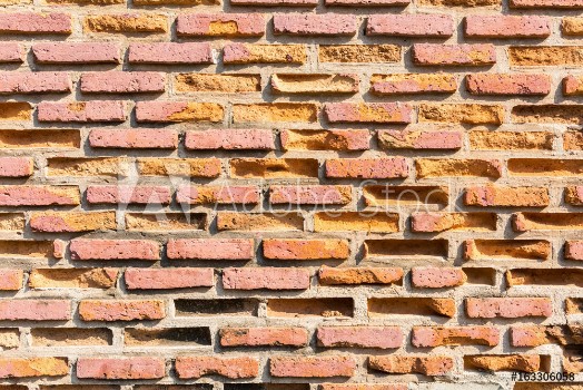 Picture of Old brick walls closeup